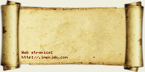 Jelisaveta Andrijanić vizit kartica